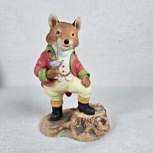 Villeroy & Boch Squire Fox Foxwood Tales Picnic at Foxwood Figurine 1996